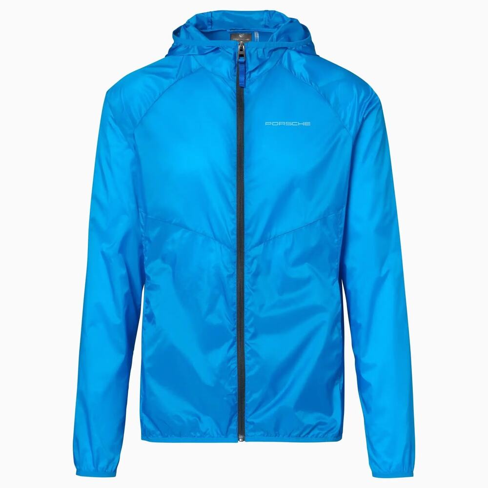 PORSCHE 911-GT3 Collection Men's Windbreaker Jacket Blue Size S